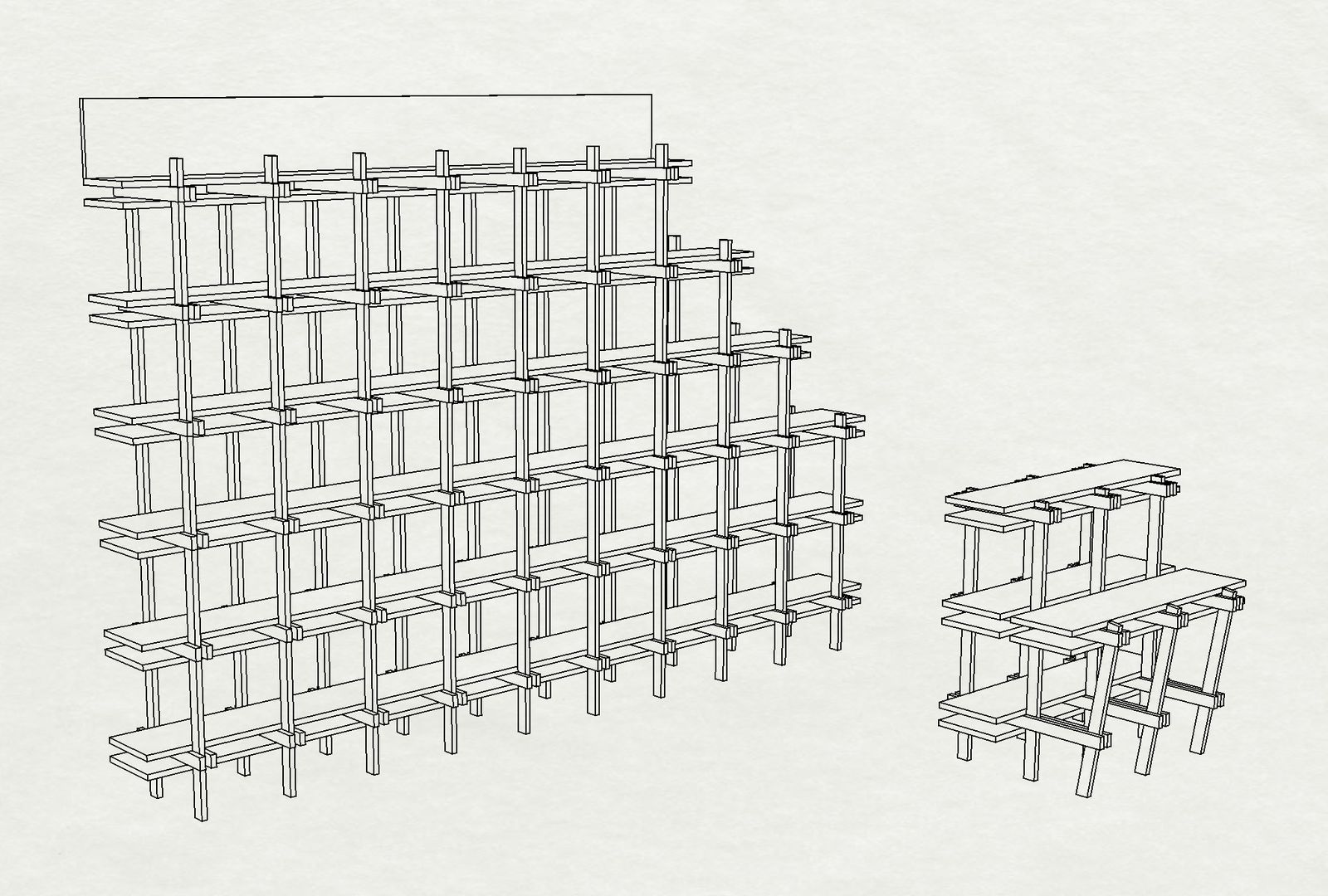 Vista de la estructura