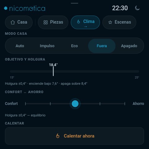 Panel de muro: modo de la casa
