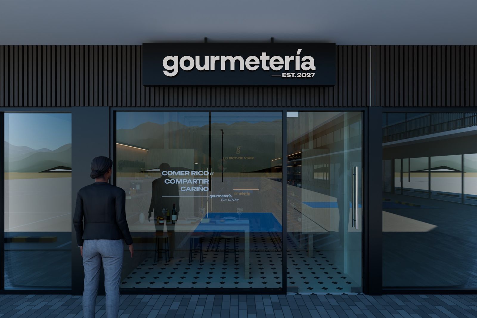Fachada de la gourmetería